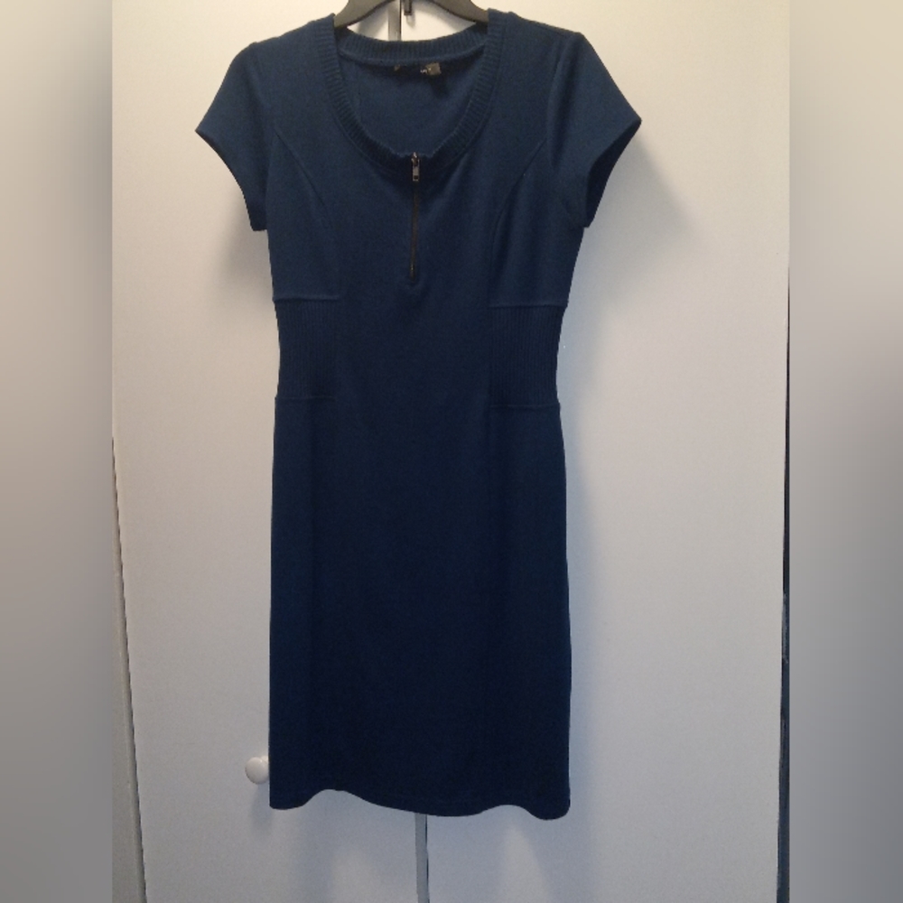 M women's navy blue dress